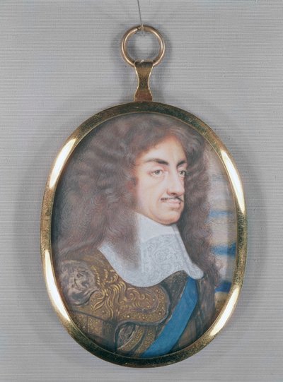 Miniatura de Carlos II de English School
